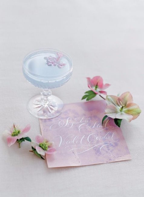 Pastel Invitation and Drink