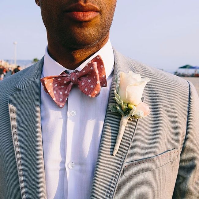 White roses Boutonniere