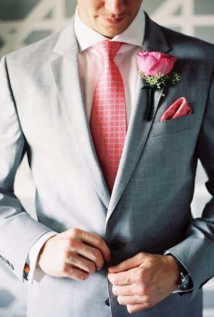 Pink Rose Boutonniere