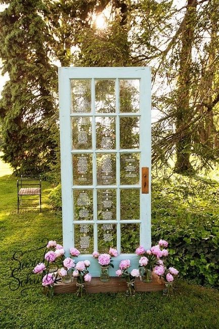 Using an Antique Window Door