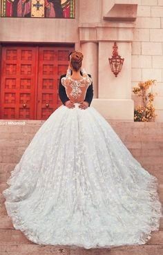 Ball Gown Long Train