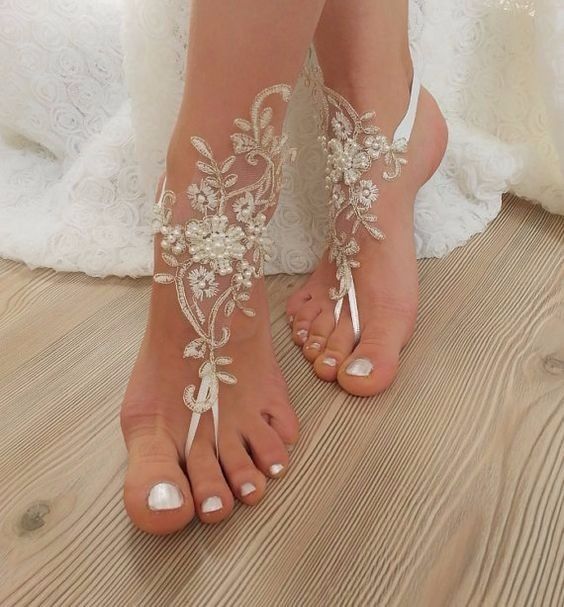 Would you wear barefoot sandals at your wedding?