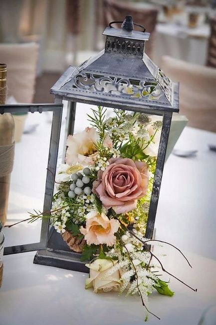 Lantern Floral Arrangement