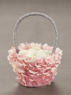 Petals Flower Girl Basket