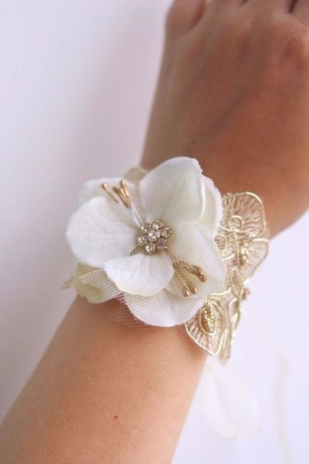 Silk Flower Corsage