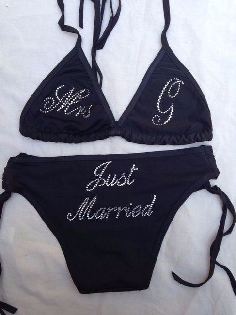 Just Married Bikini