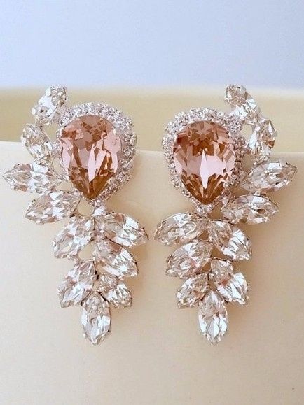 Long Diamond Earrings