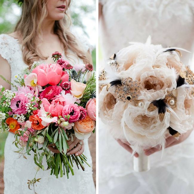 Silk or Real flowers for your bouquet?