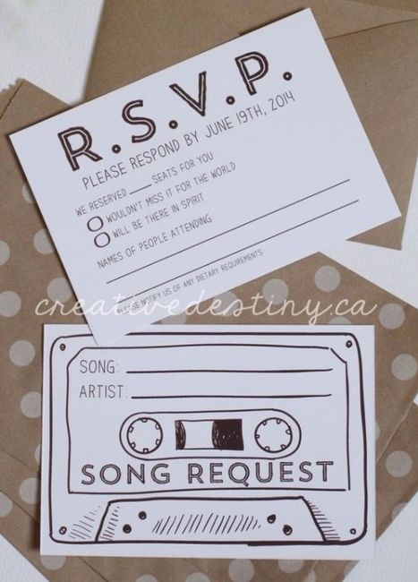 Song Request RSVP