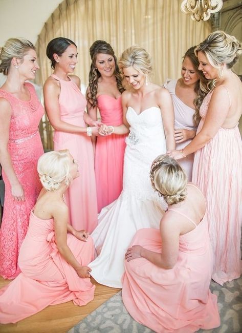 Pink Bridesmaids