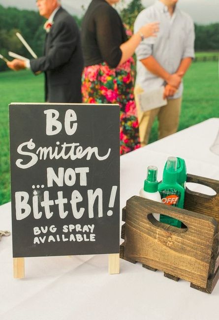 Be Smitten Not Bitten Yard Idea