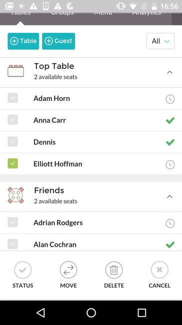 App Guest List