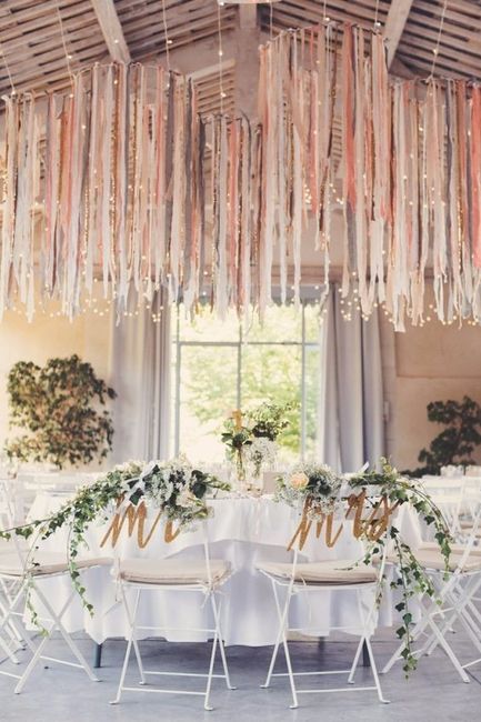 Hall Decor Ceiling Ribbons