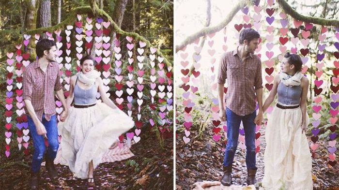 Hearts Backdrop