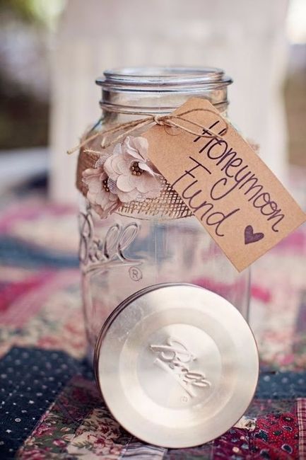 Mason Jar DIY Honeymoon Fund