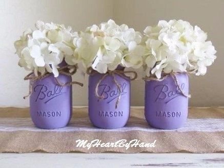 Painted DIY Mason Jar