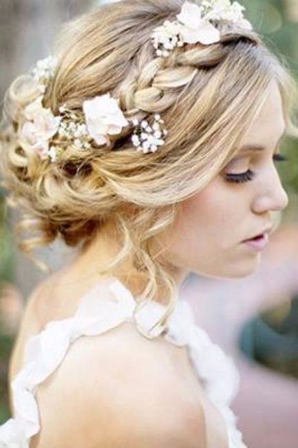 Baby Breath Braided UpDo