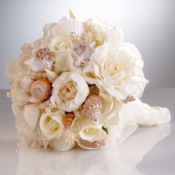 Beach Silk Flower Bouquet