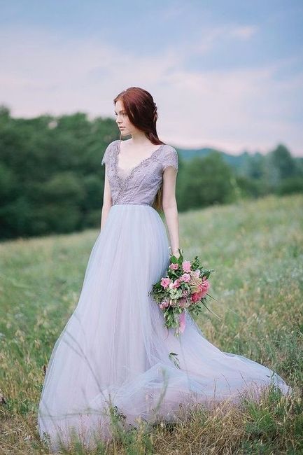 Purple Wedding Dress