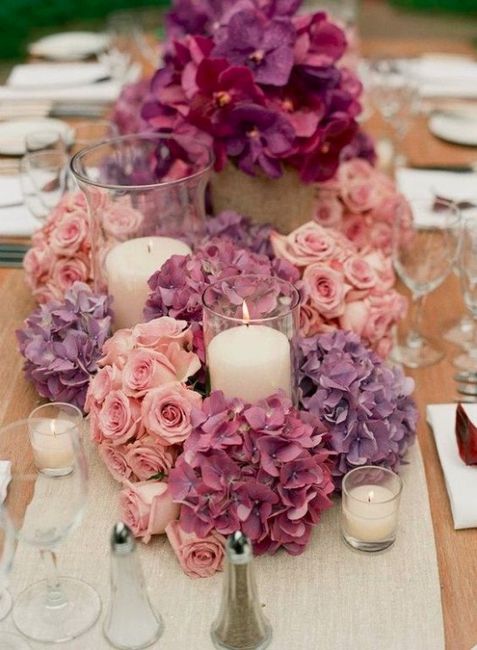 Purple Centerpiece