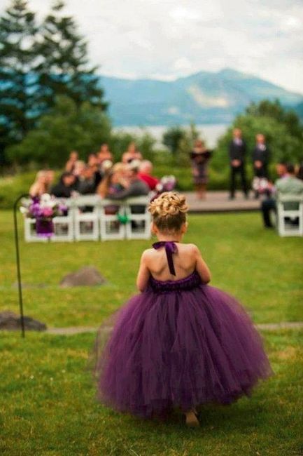 Purple Flower Girl