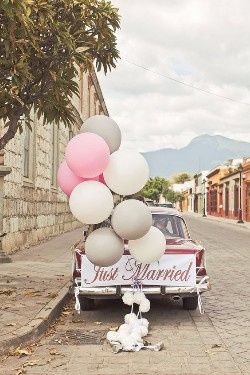 Wedding Car Balloons