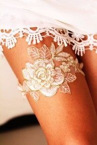 Bohemian Flower Garter