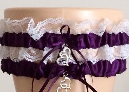 Traditional Silk and Lace Garter