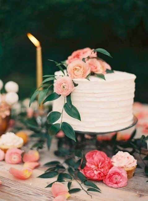 Ranunculus Wedding Cake