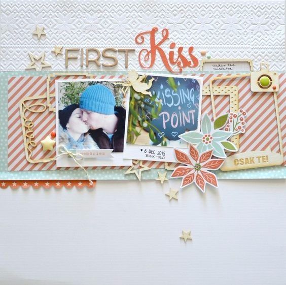 Scrapbook First Kiss