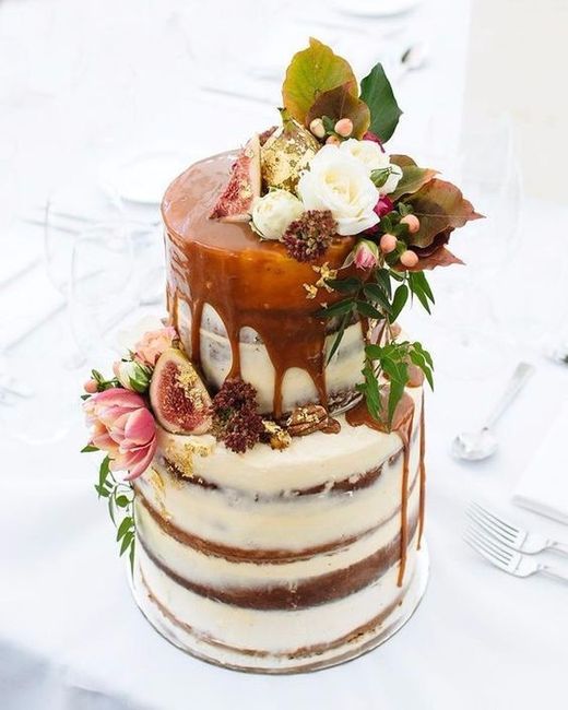 Caramel Figs Wedding Cake