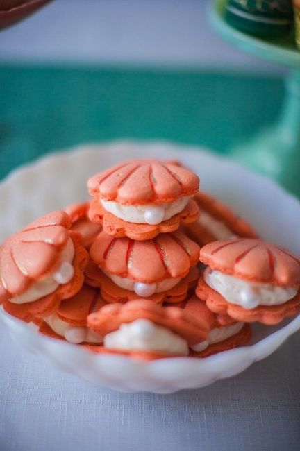 Little Mermaid Macaroons