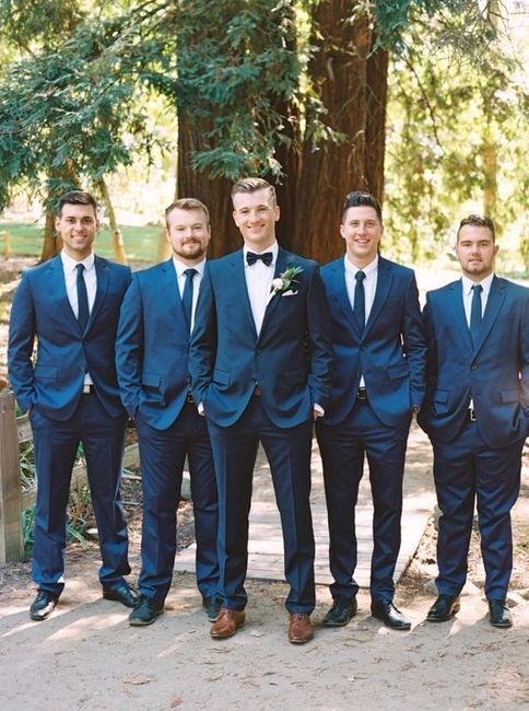 Blue Elegant Groomsmen Style