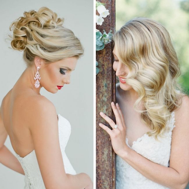 Will you go for an updo or loose hair?