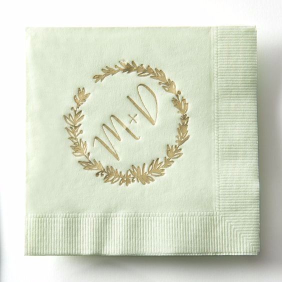 Initials - Napkins