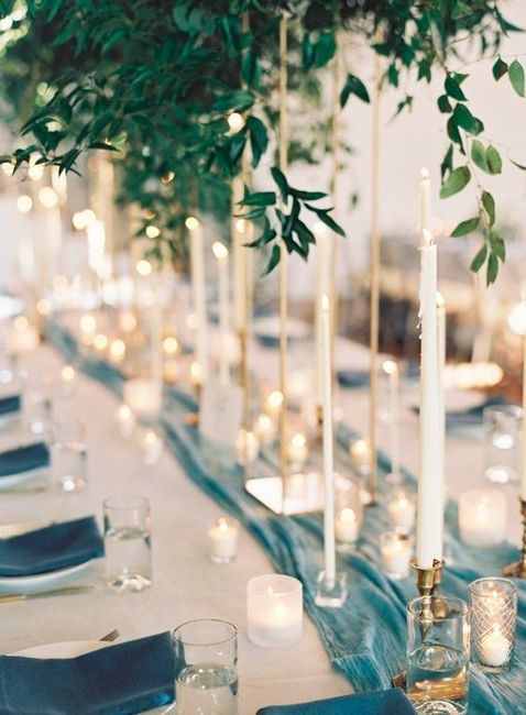 Blue Shades Centerpieces