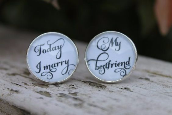 Cufflinks: Marry my best friend