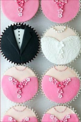 Wedding Party Cupcakes