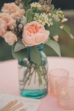 Blush Centerpieces