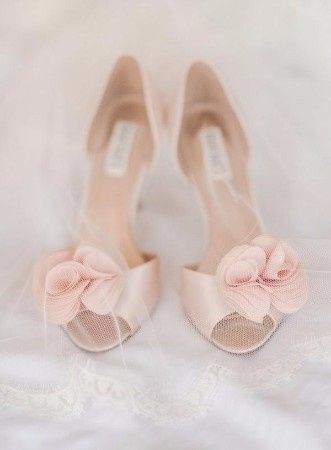 Blush Wedding Shoes