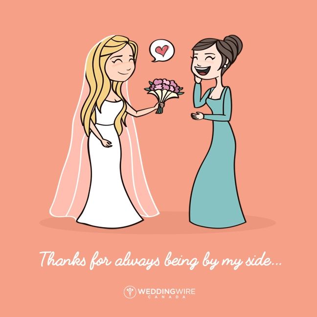 Who is your maid of honour?