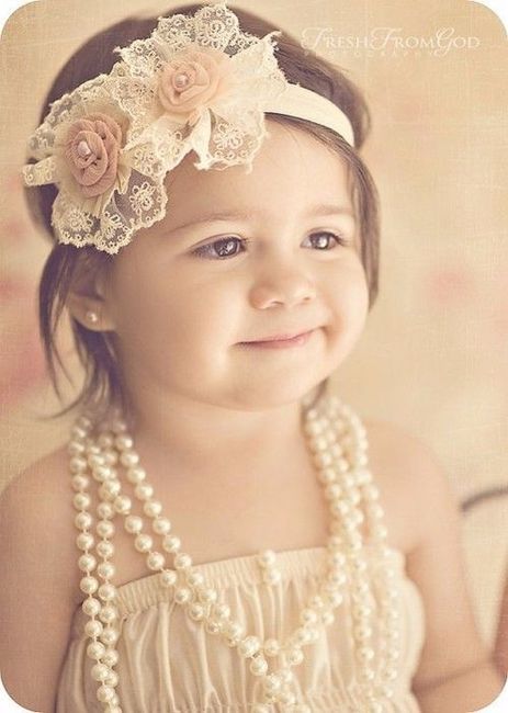 Flowers and Pearls Flower Girl