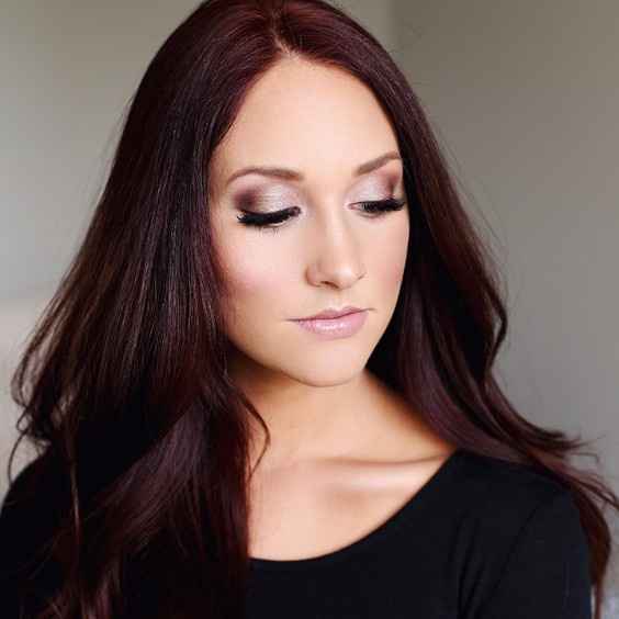 Natural wedding makeup