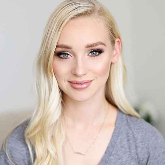 Natural wedding makeup