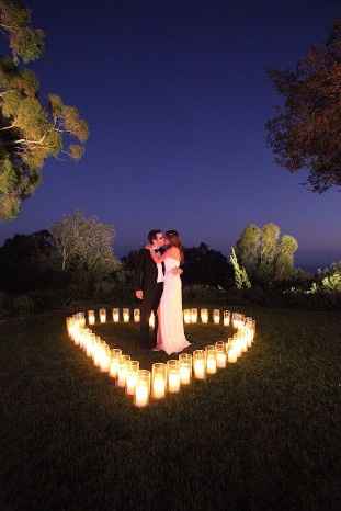 Heart candles