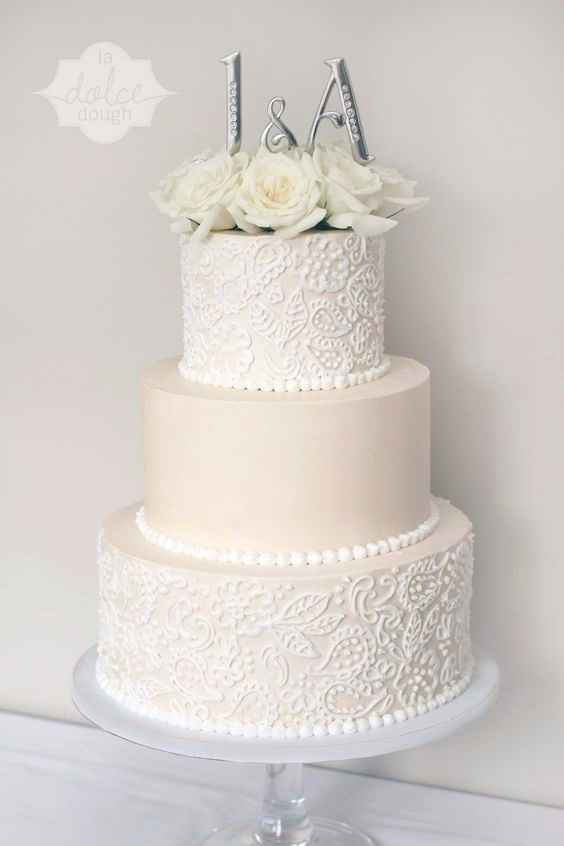 B. Traditional wedding cake