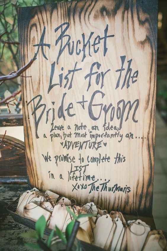 Bucket list Guestbook