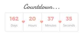How many days left before your wedding?