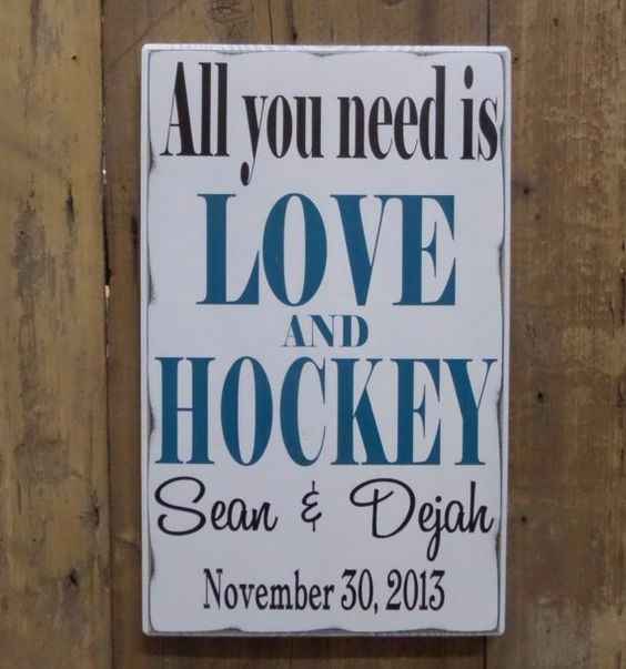 All you need is love and hockey