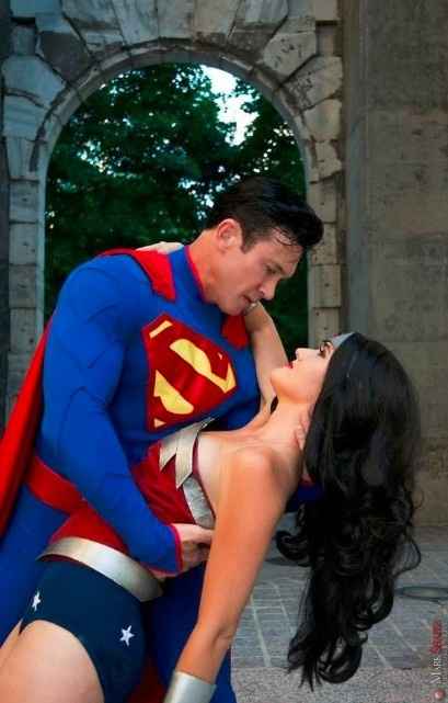 Superman and Wonderwoman